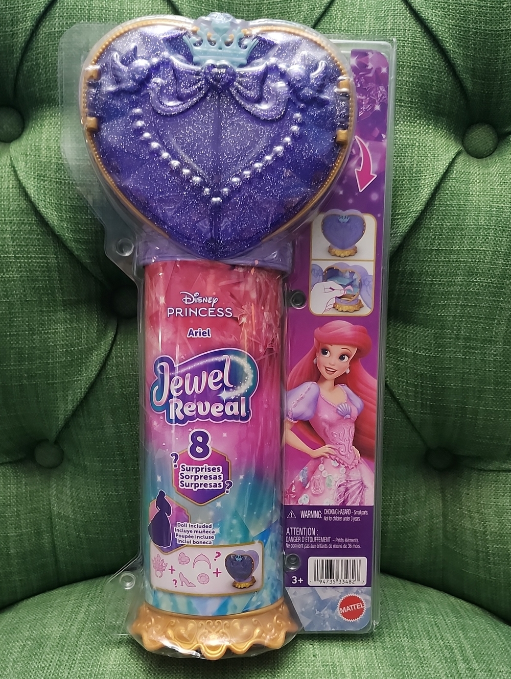 Ariel Jewel Reveal Toy - Purple Heart
